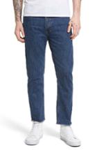 Men's Obey New Threat Skinny Fit Cut Off Jeans - Blue