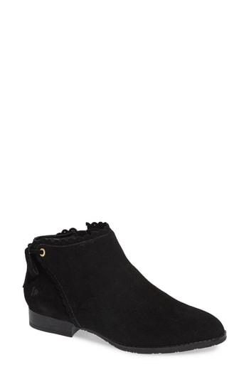 Women's Jack Rogers Scalloped Ankle Bootie M - Black
