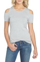 Women's 1.state Cold Shoulder Tee, Size - Grey