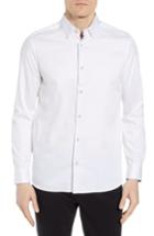 Men's Ted Baker London Crazee Slim Fit Stretch Sport Shirt (s) - White