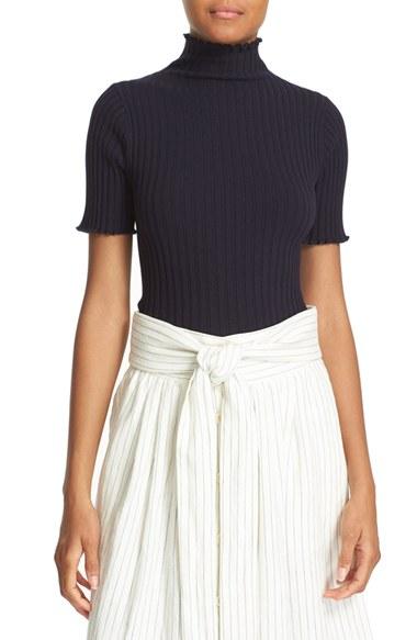 Women's Sea Rib Knit Turtleneck Tee