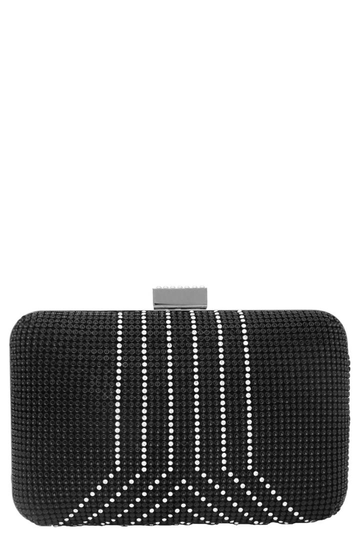 Whiting & Davis Yves Mesh Minaudiere - Black