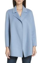 Women's Theory Clairene New Divide Wool & Cashmere Coat - Blue