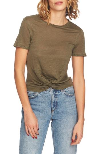 Women's 1.state Twist Front Tee, Size - Green