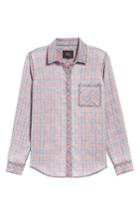 Women's Rails Hunter Plaid Shirt, Size - Grey