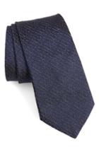 Men's John Varvatos Star Usa Texture Silk Tie, Size - Blue