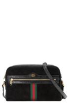 Gucci Ophidia Small Suede Crossbody Bag - Black