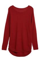 Women's Caslon Texture Knit Tunic - Red