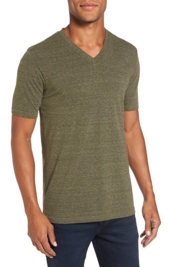 Men's Goodlife V-neck Heathered T-shirt - Green