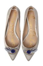 Women's Sam Edelman Rafaella Pointy Toe Ballet Flat M - Grey