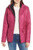 Women's Barbour 'cavalry' Quilted Jacket Us / 6 Uk - Pink