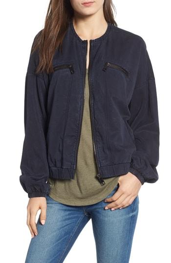 Women's Hudson Jeans Lightweight Shirt Jacket - Blue