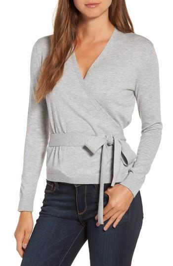 Women's Chelsea28 Ballet Wrap Sweater - Grey