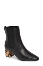 Women's Matisse Off Duty Genuine Calf Hair Chelsea Bootie M - Black