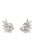 Women's Oscar De La Renta Tropical Palm Stud Earrings