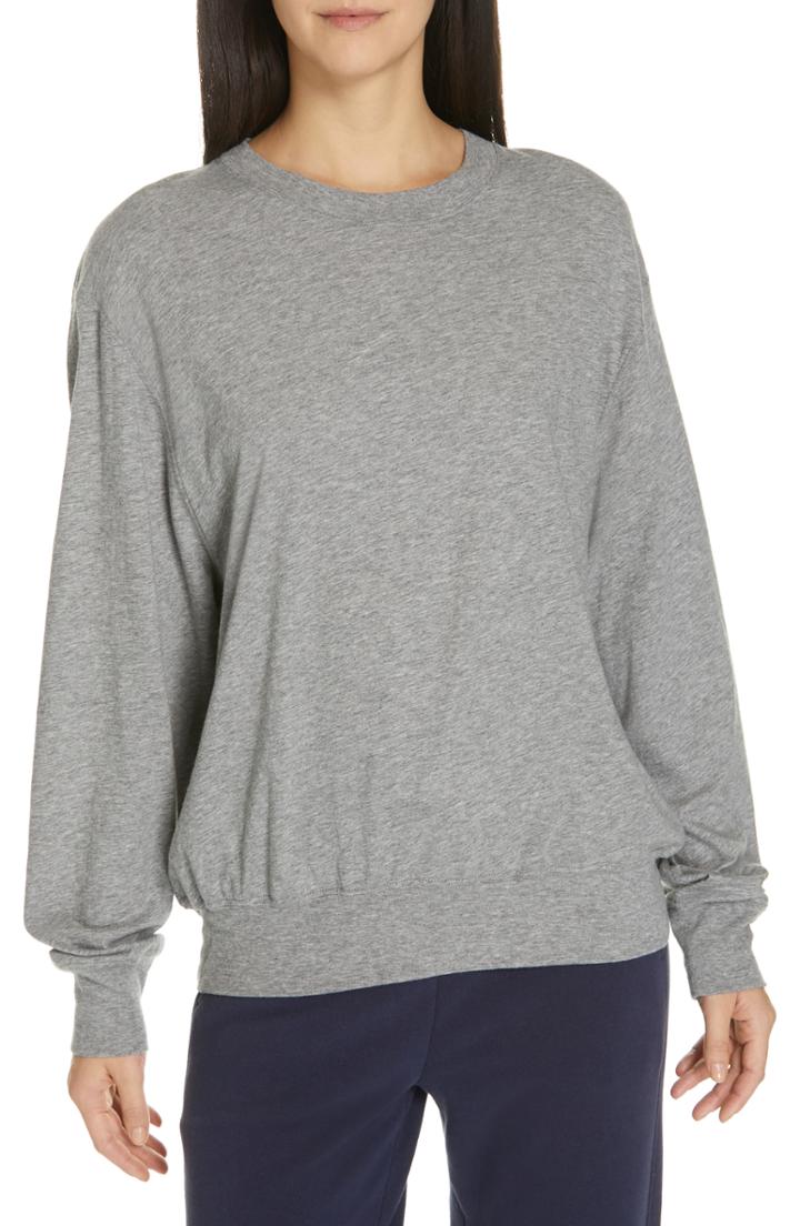Women's Vince Pima Cotton & Alpaca Pullover - Beige