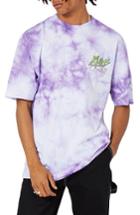 Men's Topman Oversize Tie Dye Ruins Graphic T-shirt - Purple
