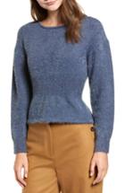 Women's Chriselle Lim Erin Eyelash Sweater - Blue