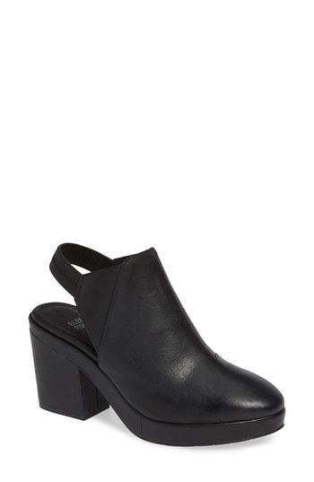 Women's Eileen Fisher Chance Platform Bootie M - Black