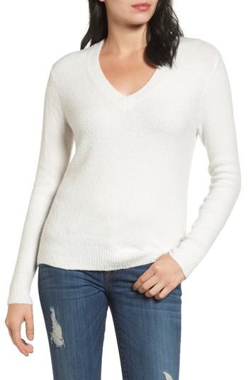 Women's Halogen Tie Back Sweater, Size - Ivory