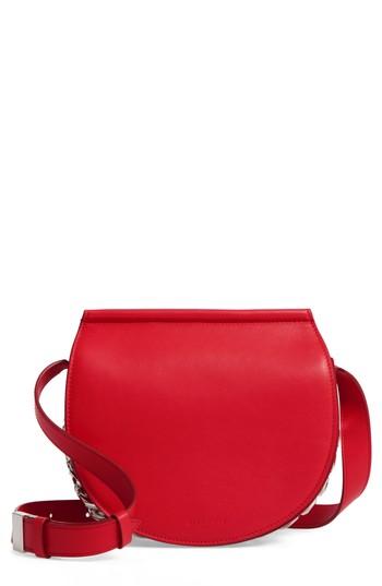 Givenchy Mini Infinity Calfskin Leather Saddle Bag - Blue