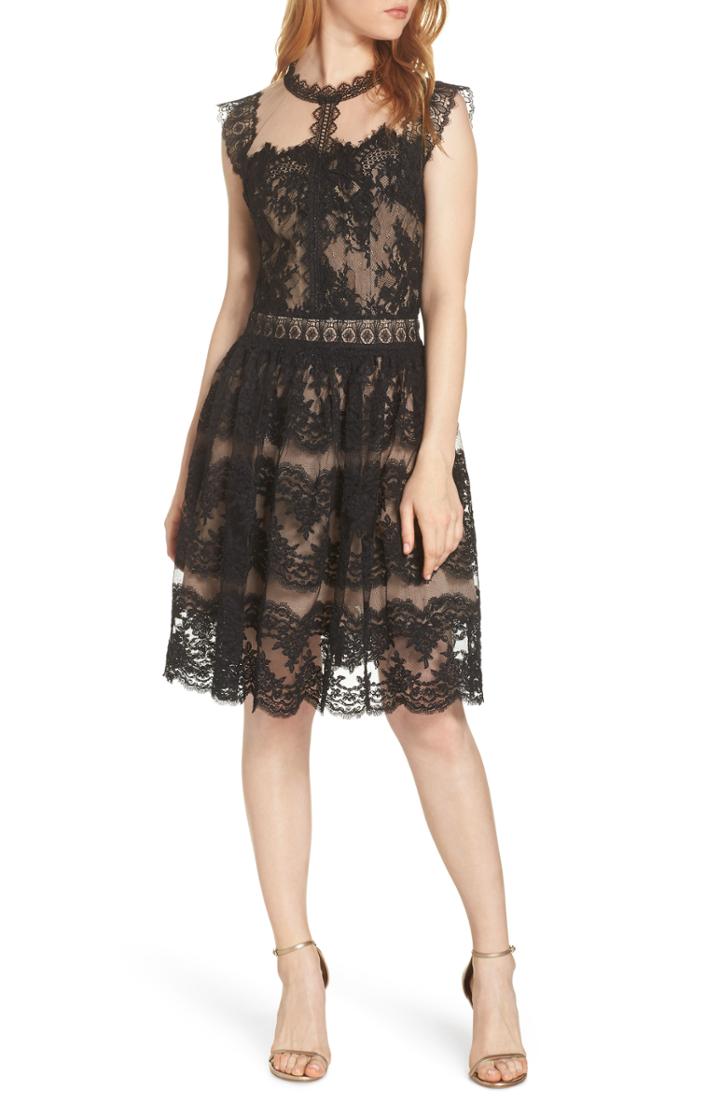 Women's Bronx And Banco Annabell Sleeveless Fit & Flare Dress - Black