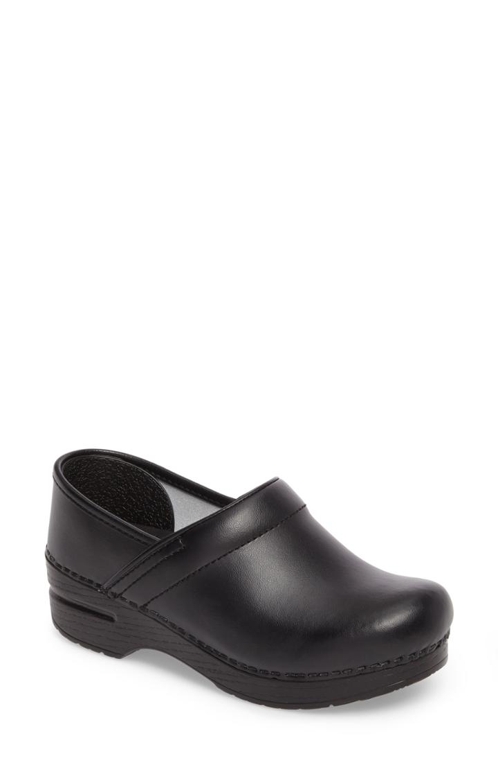 Women's Dansko Wide Pro Clog .5-13us / 43eu W - Black
