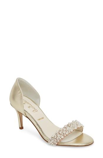 Women's Something Bleu Cappy D'orsay Sandal M - Metallic