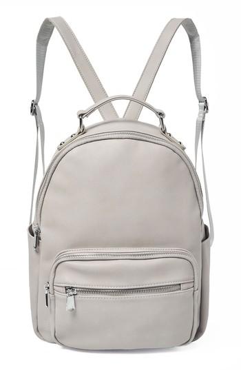Urban Originals On My Own Faux Leather Backpack - Grey