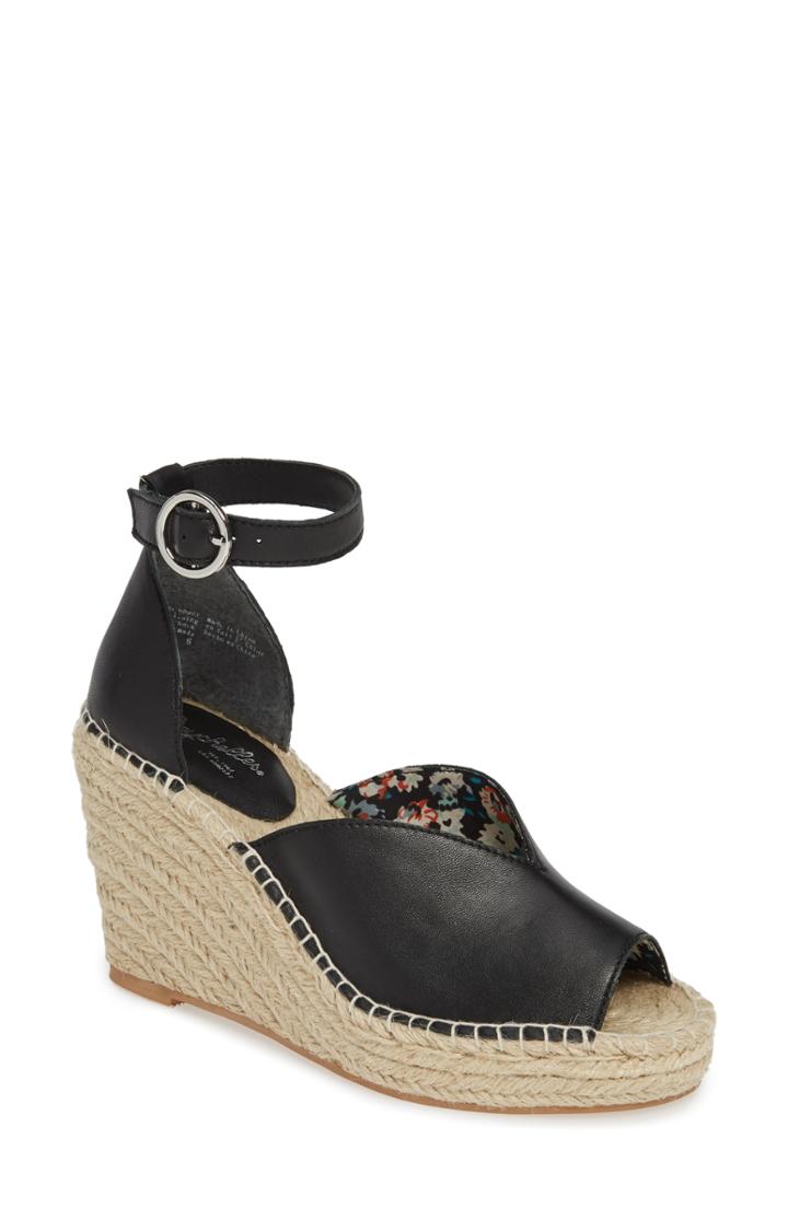 Women's Seychelles Collectibles Espadrille Wedge Sandal M - Black