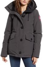 Women's Canada Goose 'rideau' Slim Fit Down Parka, Size (000-00) - Grey