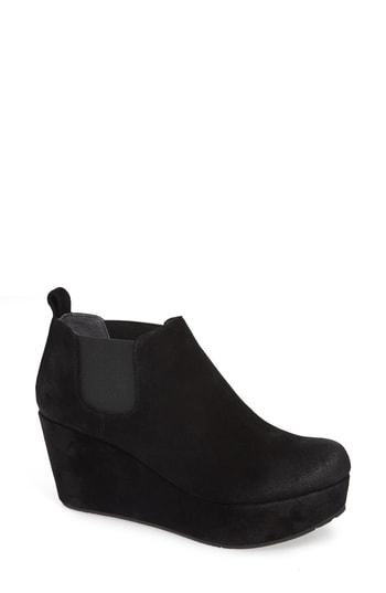 Women's Chocolat Blu Wilmer Platform Bootie M - Black