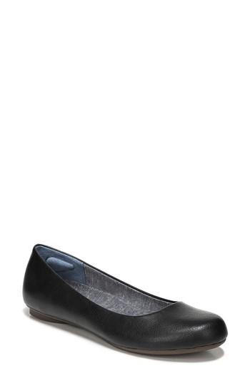 Women's Dr. Scholl's Friendly 2 Flat M - Black