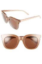 Women's Pared Pools & Palms 50mm Sunglasses - Ginger Brown