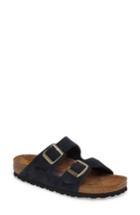 Women's Birkenstock 'arizona' Soft Footbed Suede Sandal -9.5us / 40eu B - Blue