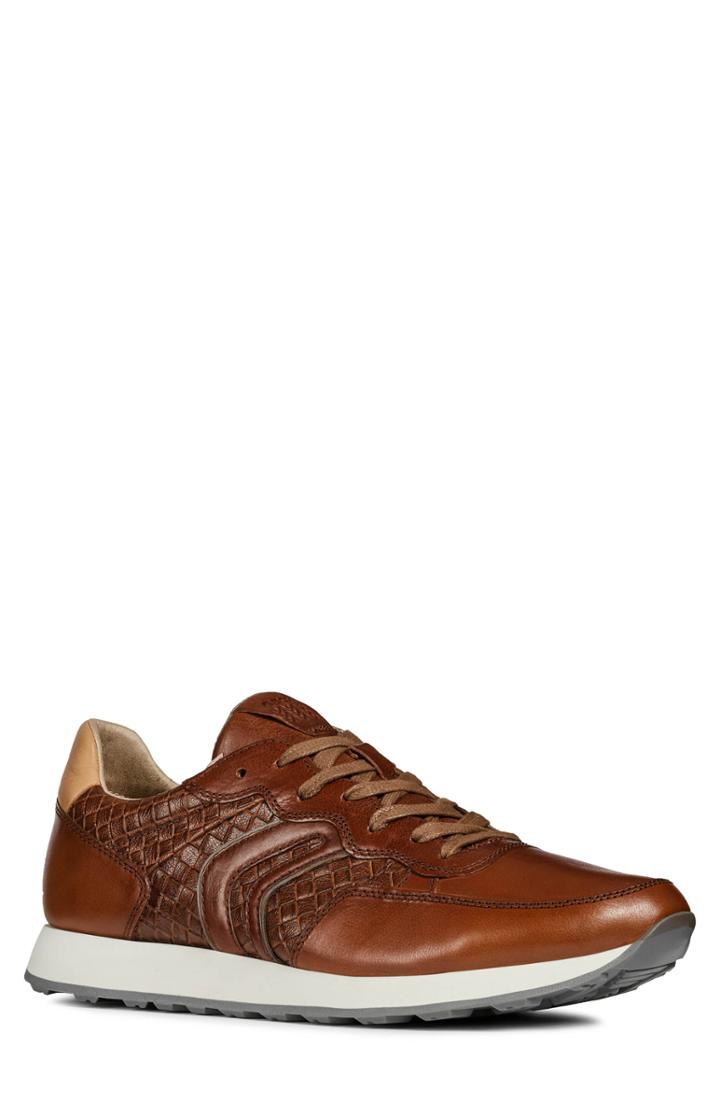 Men's Geox Vincit 4 Sneaker Us / 39eu - Brown
