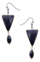 Women's Nakamol Design Triangle Crystal Earrings