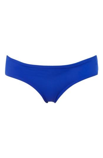 Women's Topshop Solid Maternity Bikini Bottoms Us (fits Like 2-4) - Blue