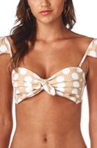 Women's Montce Cabana Polka Dot Bikini Top - Pink