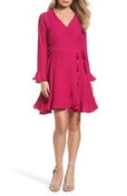 Women's 19 Cooper Up To Cut Wrap Dress - Red