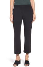 Women's Eileen Fisher Crop Flare Leg Pants - Black