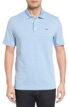 Men's Vineyard Vines Stripe Golf Polo - Blue