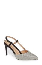 Women's Lauren Lorraine Fonda Slingback Pump M - Black