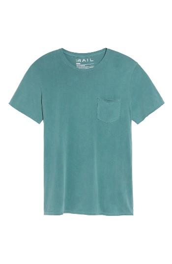 Men's The Rail Garment Washed Pocket T-shirt - Green