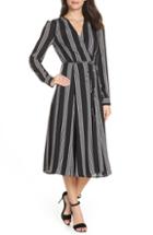Women's Charles Henry Sleeveless Tweed Sheath Dress - Black