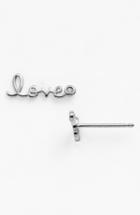 Women's Syd By Sydney Evan Love Diamond Stud Earrings