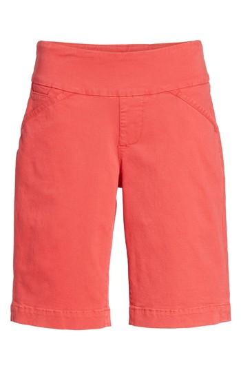 Women's Jag Jeans 'ainsley' Slim Bermuda Shorts - Pink