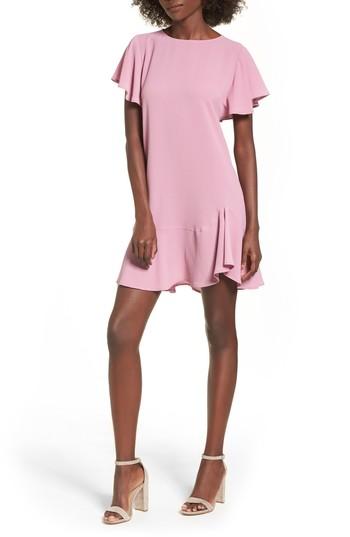 Women's Leith Ruffle Minidress - Purple