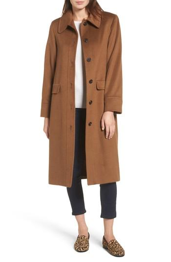 Women's Sofia Cashmere Belted Wool & Cashmere Coat - Beige