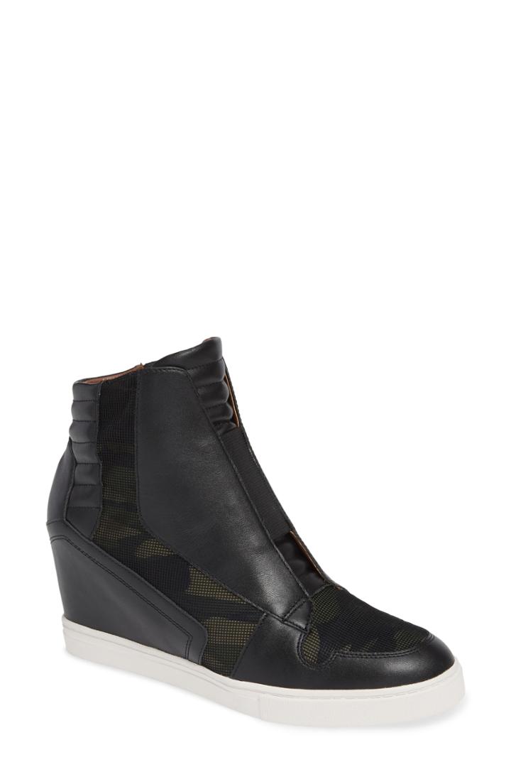 Women's Linea Paolo Filipa Wedge Sneaker M - Grey